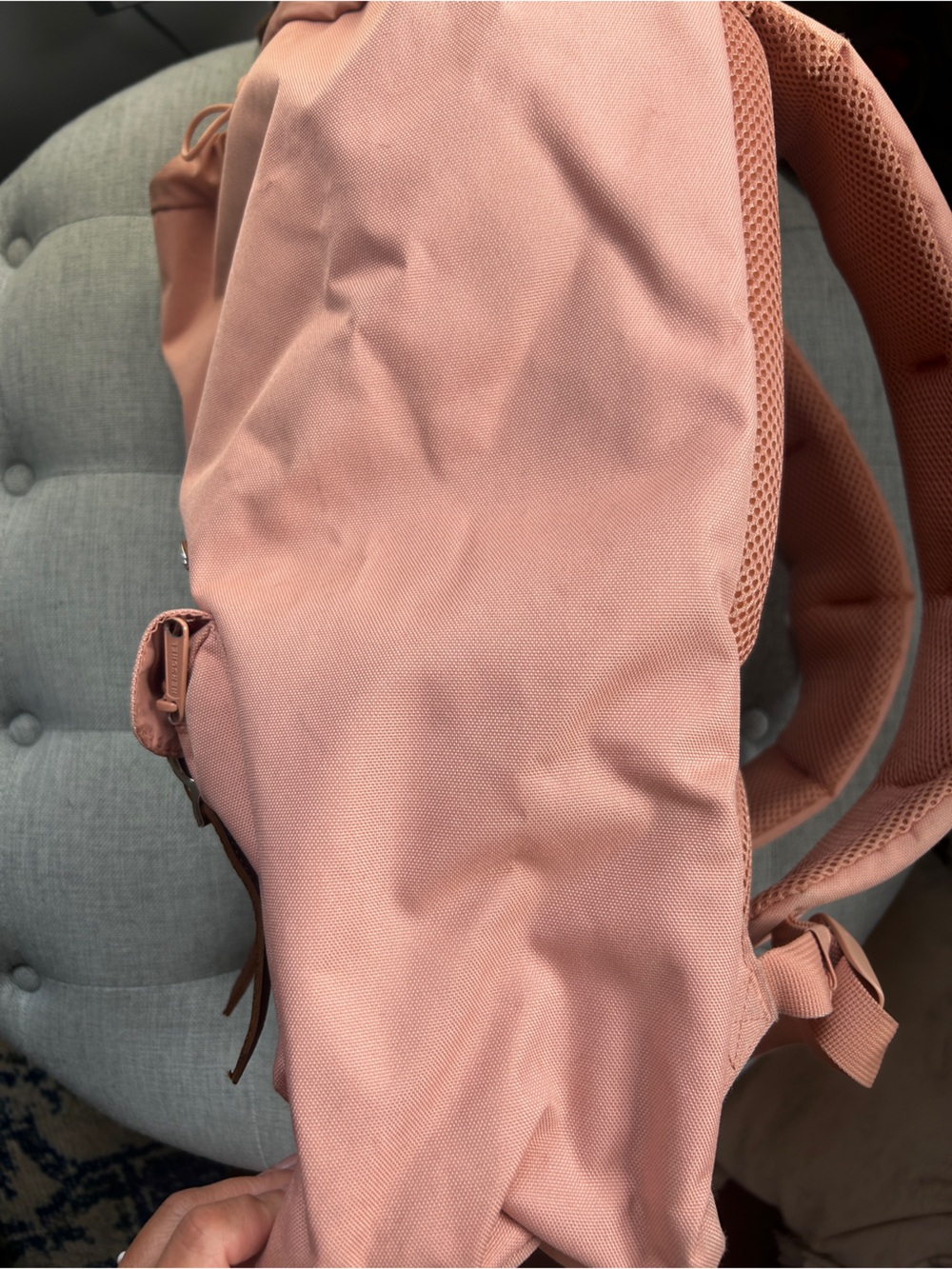 Herschel Retreat Backpack Ash Rose Pink 20L Laptop Bag Drawstring - Picture 11 of 13
